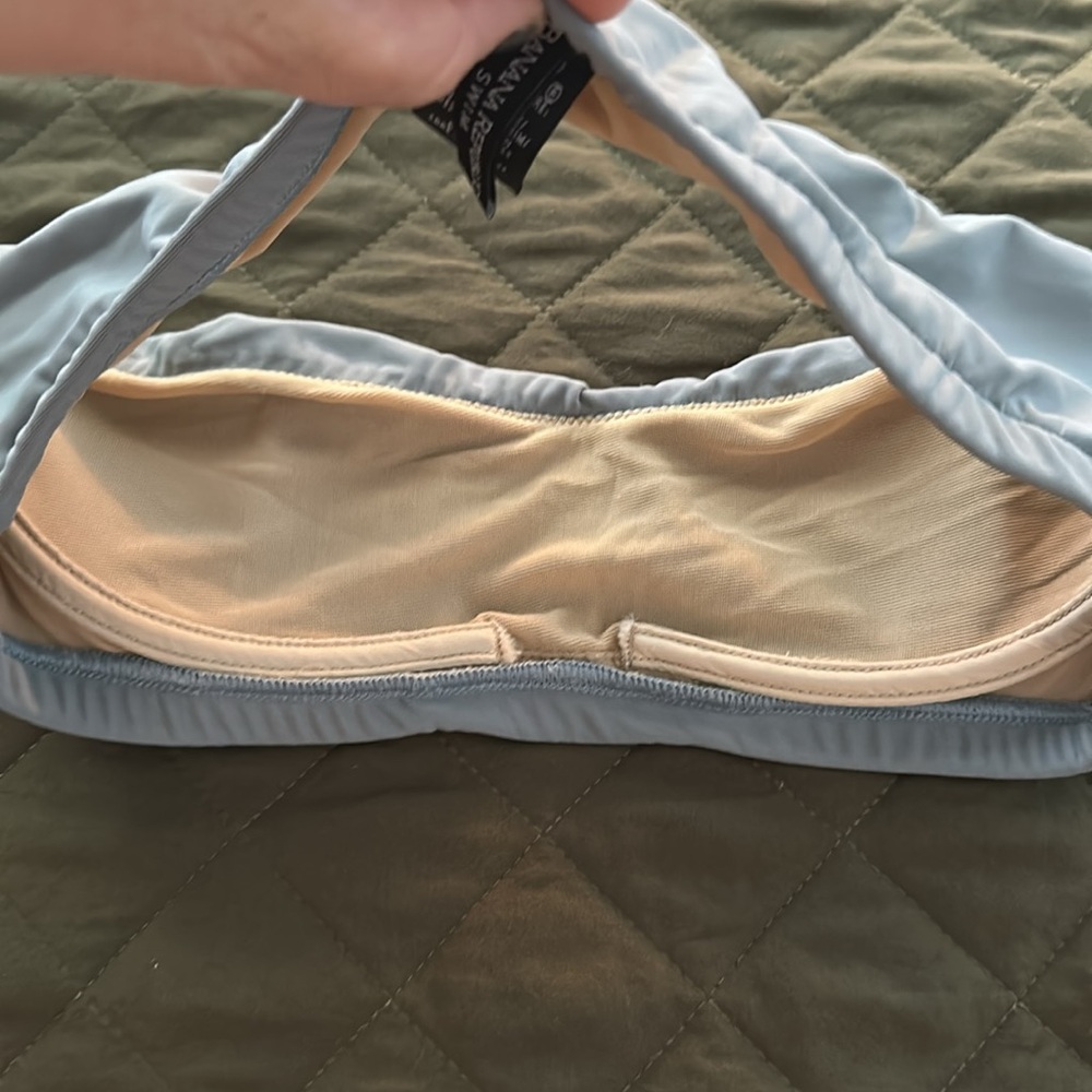 NWOT Banana Republic Swimwear in Grey with Beige/Nude Lining - 2 Piece Bikini - Picture 7 of 10
